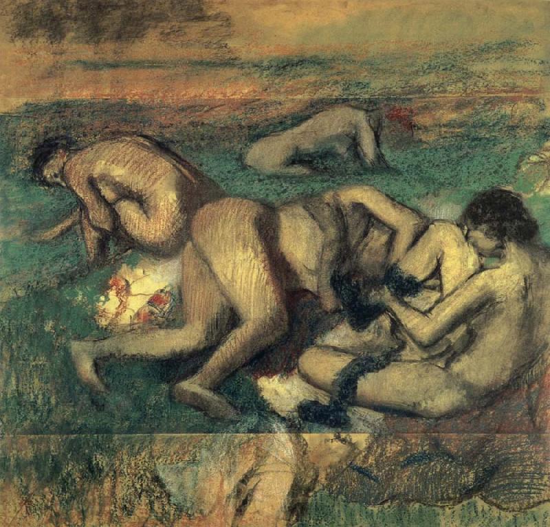 Edgar Degas Baigneuses